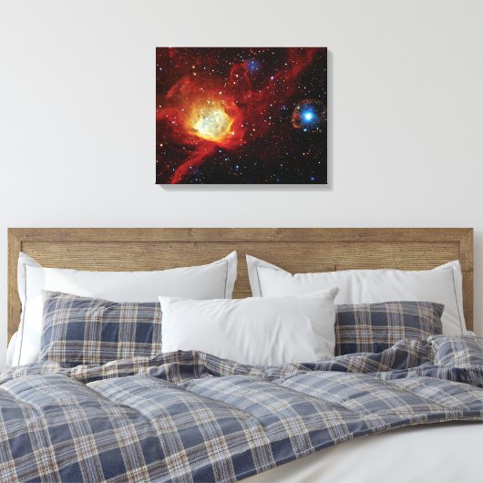 Pulsar SXP 1062 Supernova Remnant NASA Space Photo Canvas Afdruk (Insitu (Slaapkamer))