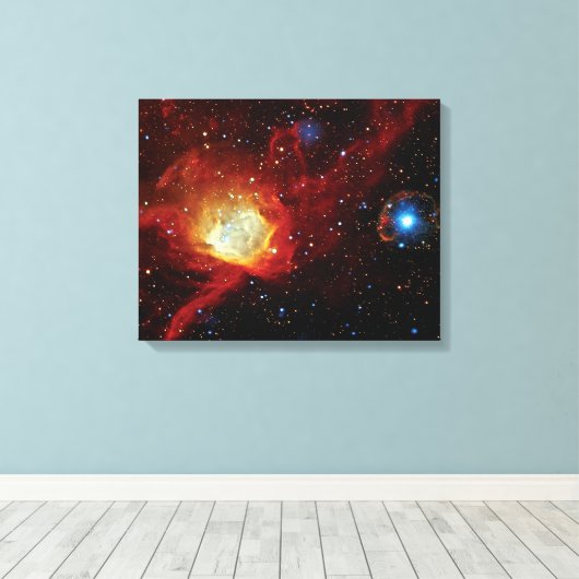 Pulsar SXP 1062 Supernova Remnant NASA Space Photo Canvas Afdruk (Insitu (Houten vloer))