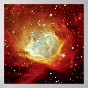 Pulsar SXP 1062 Supernovarest NASA Ruimtefoto Poster
