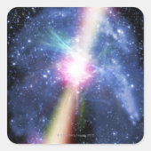 Pulsar Vierkante Sticker (Voorkant)