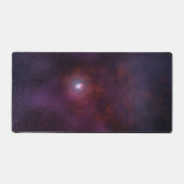 Pulsar wind van een neutronenster. bureaumat (Voorkant)