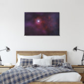 Pulsar wind van een neutronenster. canvas afdruk (Insitu (Slaapkamer))