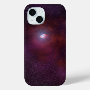 Pulsar wind van een neutronenster. iPhone 15 case