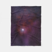 Pulsar wind van een neutronenster. fleece deken (Voorkant)