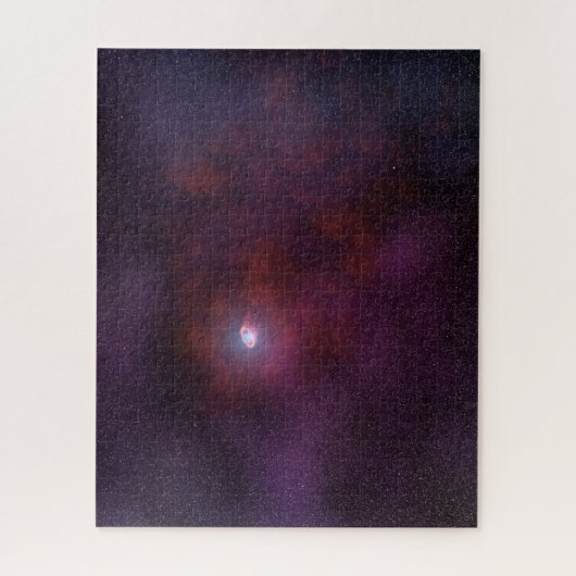 Pulsar wind van een neutronenster. legpuzzel (Verticaal)