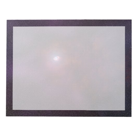 Pulsar wind van een neutronenster. notitieblok (Voorkant)