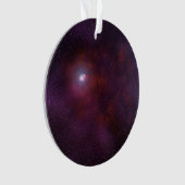 Pulsar wind van een neutronenster. ornament (voorkant)