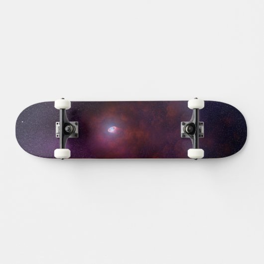 Pulsar wind van een neutronenster. persoonlijk skateboard (Horizontaal)