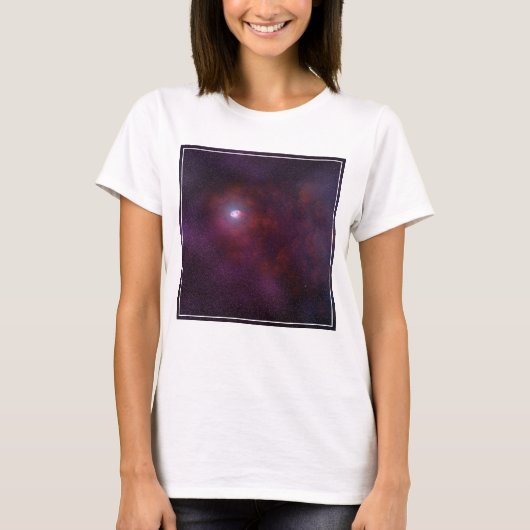 Pulsar wind van een neutronenster. t-shirt (Voorkant)