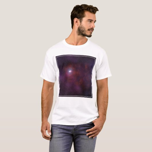 Pulsar wind van een neutronenster. t-shirt (Voorkant volledig)