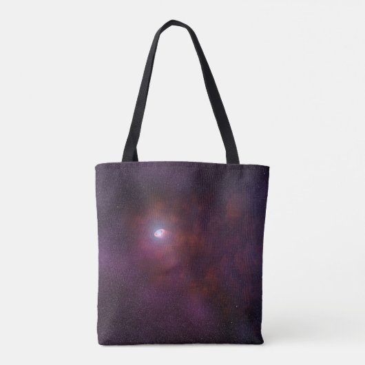 Pulsar wind van een neutronenster. tote bag (Achterkant)