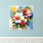 pulse #3 canvas afdruk (Insitu (Houten vloer))