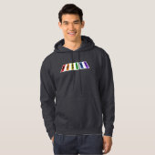 Pulse Crosswalk Krijt Resist Hoodie (Voorkant volledig)