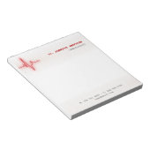 Pulse-hartslag Cardiologie-notitieblok Notitieblok (Schuin)