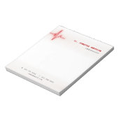 Pulse-hartslag Cardiologie-notitieblok Notitieblok (Linkerzijde)