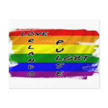 Pulse LGBT-vlag Briefkaart
