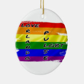 Pulse-LGBT-vlag Keramisch Ornament (Rechts)