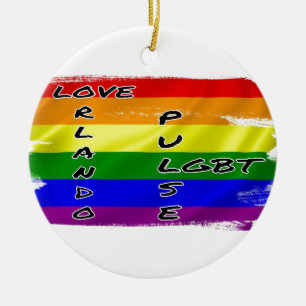 Pulse-LGBT-vlag Keramisch Ornament