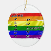 Pulse-LGBT-vlag Keramisch Ornament (Links)