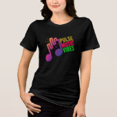 Pulse Music Vibes T-Shirt – Trendy Muziek Graphic  (Voorkant)