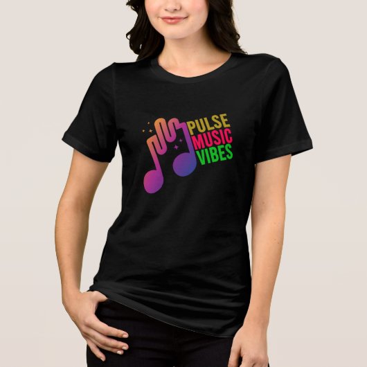 Pulse Music Vibes T-Shirt – Trendy Muziek Graphic (Voorkant)