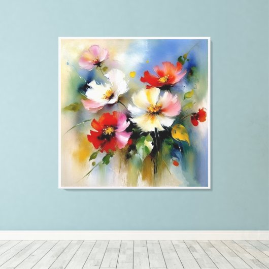 Pulse P#1 Canvas Afdruk (Insitu (Houten vloer))