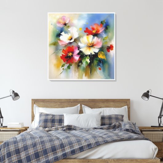 Pulse P#1 Canvas Afdruk (Insitu (Slaapkamer))