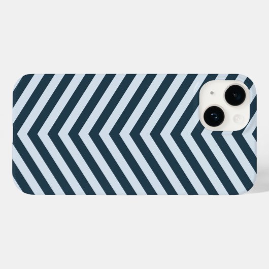Pulse Point Bold & Blauw Case-Mate iPhone Case (Achterkant (horizontaal))