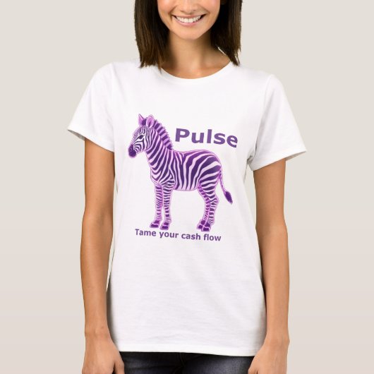 Pulse Zebra Mok T-shirt (Voorkant)
