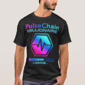 PULSECHAIN Crypto Millionaire HODL HEX Token aan d T-shirt (Voorkant)