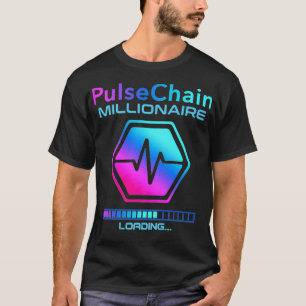 PULSECHAIN Crypto Millionaire HODL HEX Token aan d T-shirt