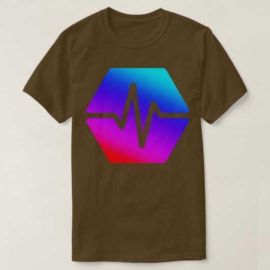 PulseChain Cryptocurrency PLS Blockchain T-shirt (Design voorkant)