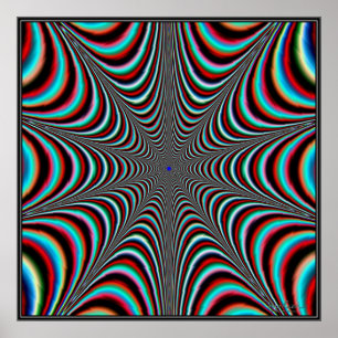 Pulserend Giant Color Web Poster