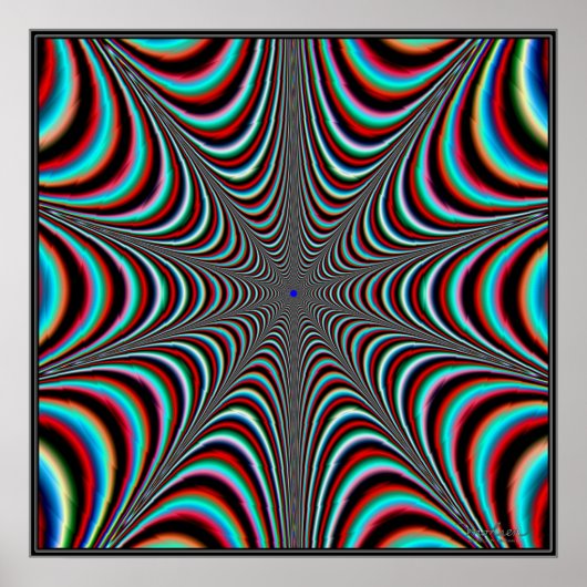 Pulserend Giant Color Web Poster (Voorkant)