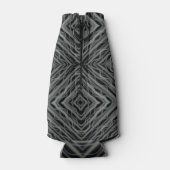 Pulserend ritme Moderne Abstracte kunstillustratie Flesjeskoeler (Achterkant)