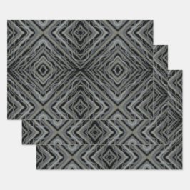 Pulserend ritme Moderne Abstracte kunstillustratie Inpakpapier Vel