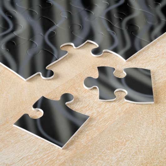 Pulserend ritme Moderne Abstracte kunstillustratie Legpuzzel (Zijkant)