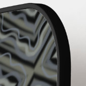 Pulserend ritme Moderne Abstracte kunstillustratie Pickleball Paddle (Links Detail)