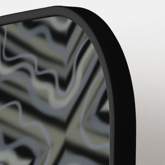 Pulserend ritme Moderne Abstracte kunstillustratie Pickleball Paddle (Links Detail)