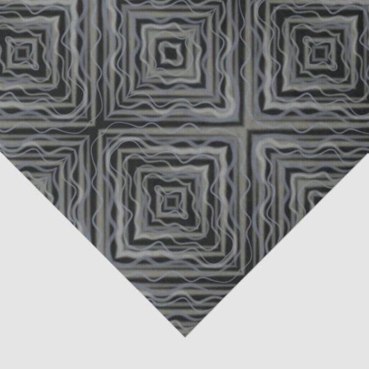 Pulserend ritme Moderne Abstracte kunstillustratie Tissuepapier (Detail)