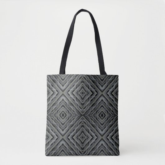 Pulserend ritme Moderne Abstracte kunstillustratie Tote Bag (Voorkant)