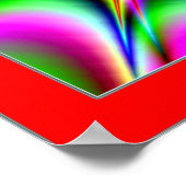 Pulserend zwart centrum en stralende kleuren I Poster (Hoek)