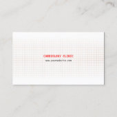 Pulshartsignaal Cardiologie visitekaartje (Achterkant)