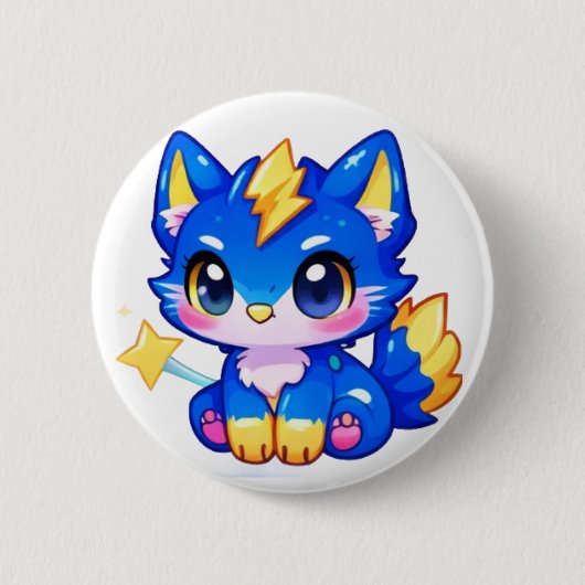 Pulspunkys Accessoires Kawaii Ronde Button 5,7 Cm (Voorkant)