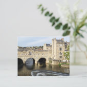 Pulteney Bridge en River Avon, Bath, Engeland Briefkaart (Staand voorkant)