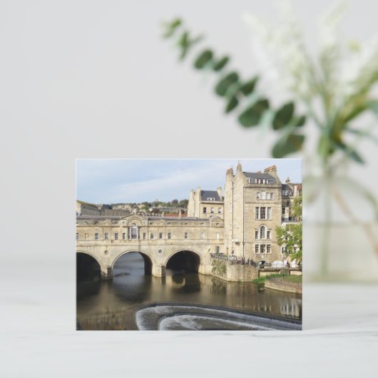 Pulteney Bridge en River Avon, Bath, Engeland Briefkaart (Staand voorkant)