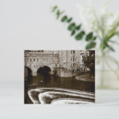Pulteney Weir Bath Briefkaart (Staand voorkant)