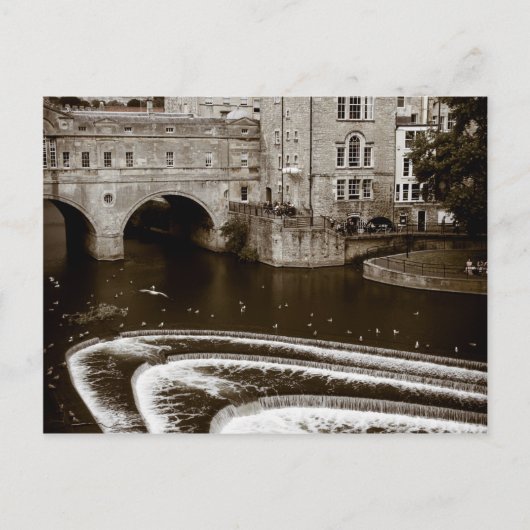 Pulteney Weir Bath Briefkaart (Voorkant)