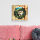 Puma - Canvas Wrap Muurkunst Afdruk (Insitu (Woonkamer))