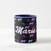 Puma Cats Custom Name Ringer Combo Mok (Midden)